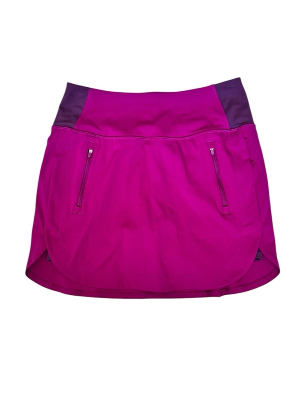 Athleta Fairway Golf Skort Pink Purple S Athletic Tennis Skirt Built In Shorts